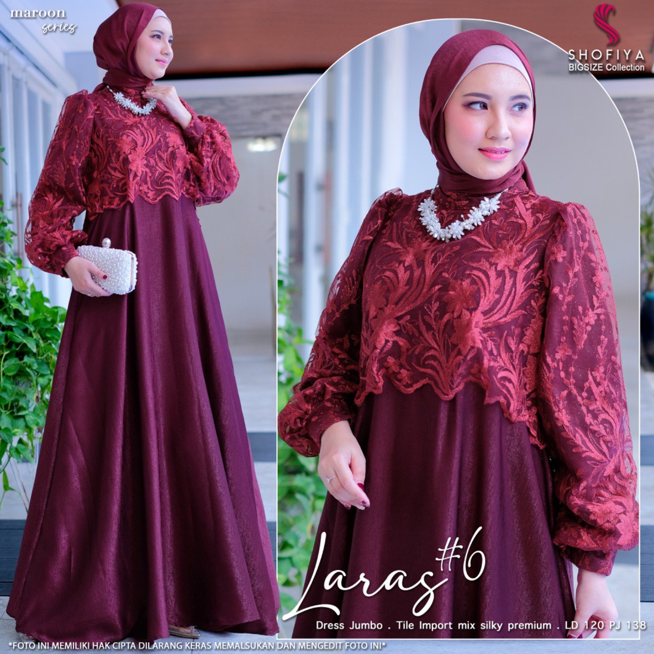 LARAS JUMBO DRESS BROKLAT