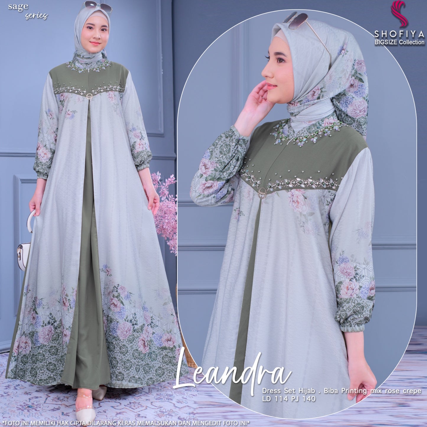 LEANDRA JUMBO DRESS