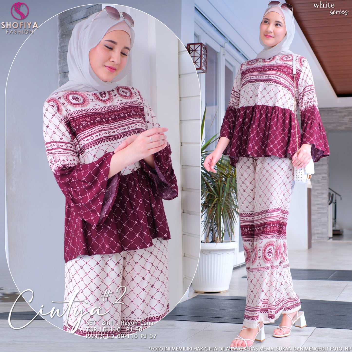 CINTYA 2 SET CELANA