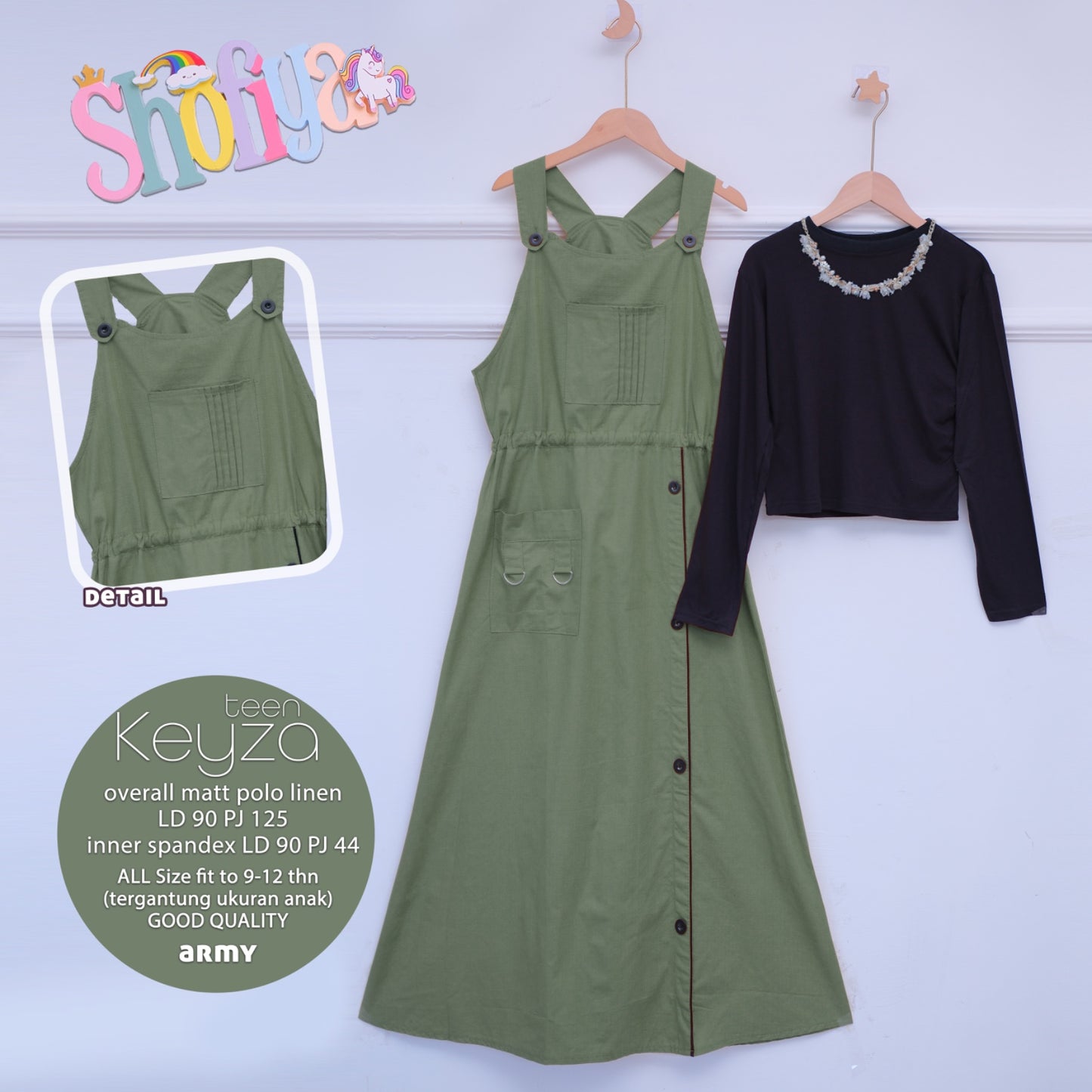 KEYZA OVERALL SET TEEN