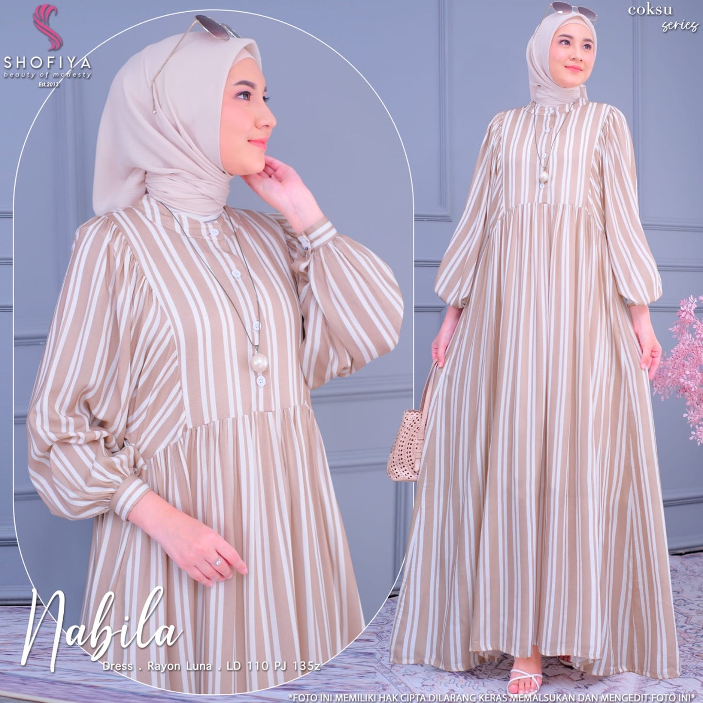 NABILA DRESS ALLSIZE