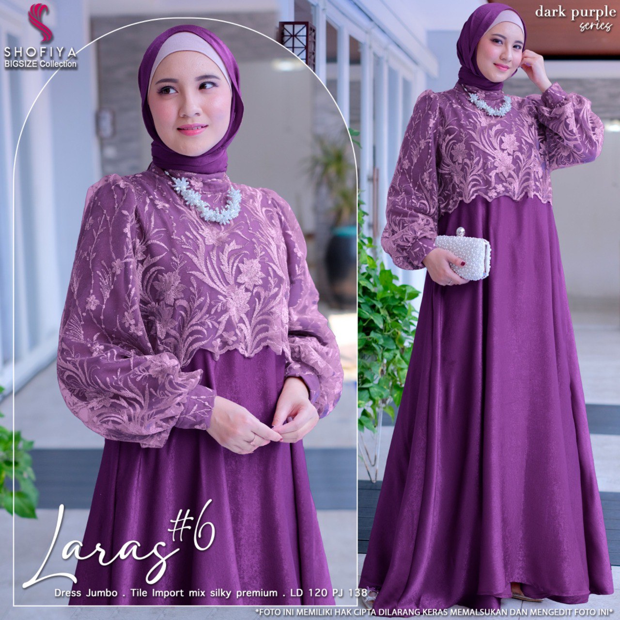 LARAS JUMBO DRESS BROKLAT