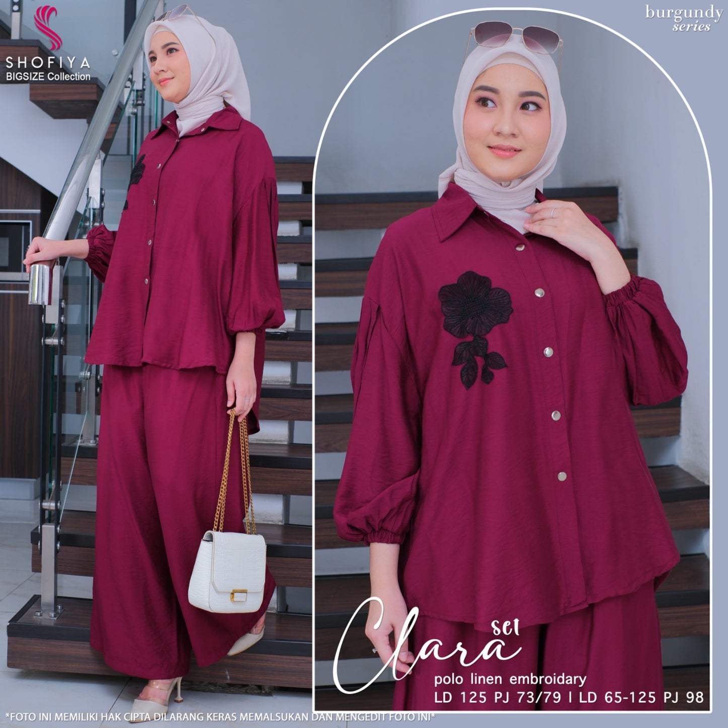 CLARA JUMBO SET CELANA
