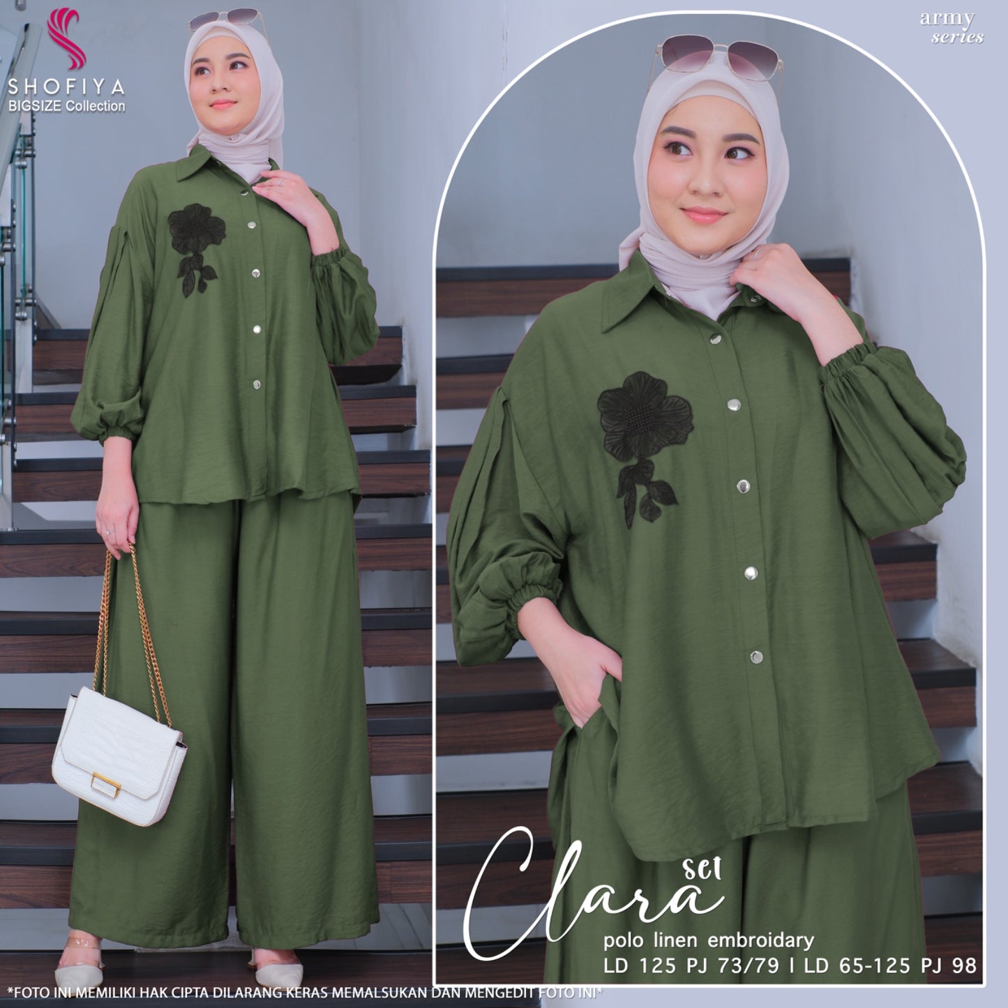 CLARA JUMBO SET CELANA