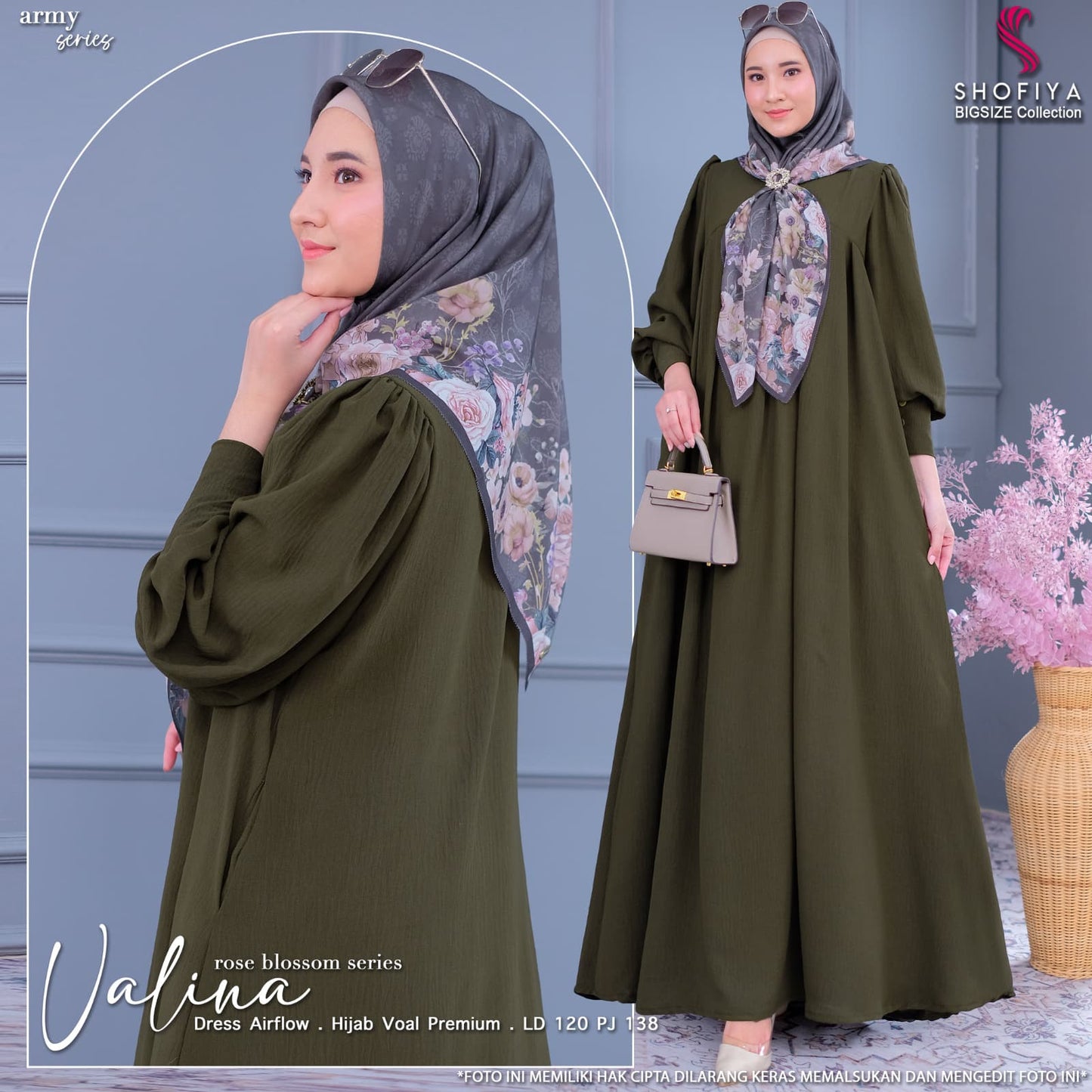 VALINA JUMBO BLOSSOM DRESS