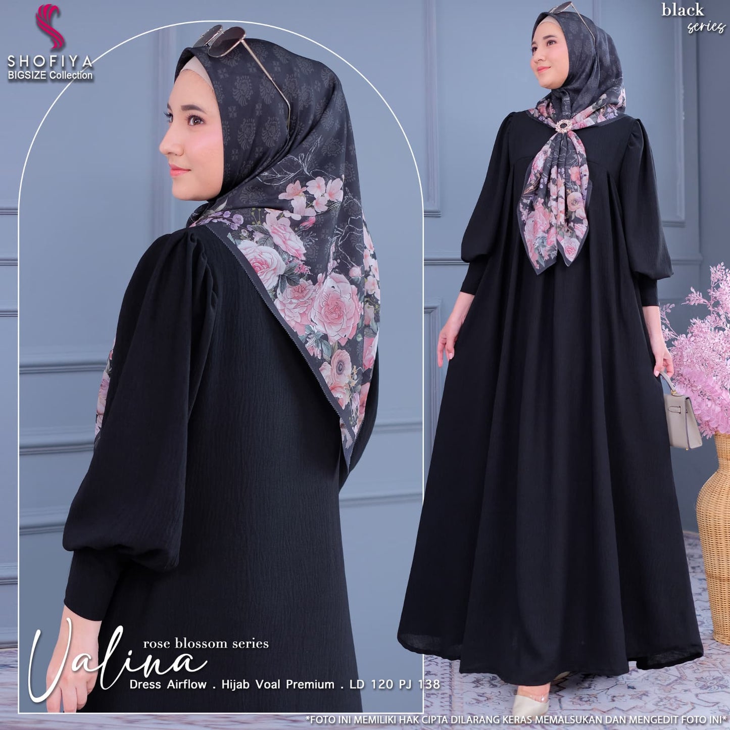 VALINA JUMBO BLOSSOM DRESS