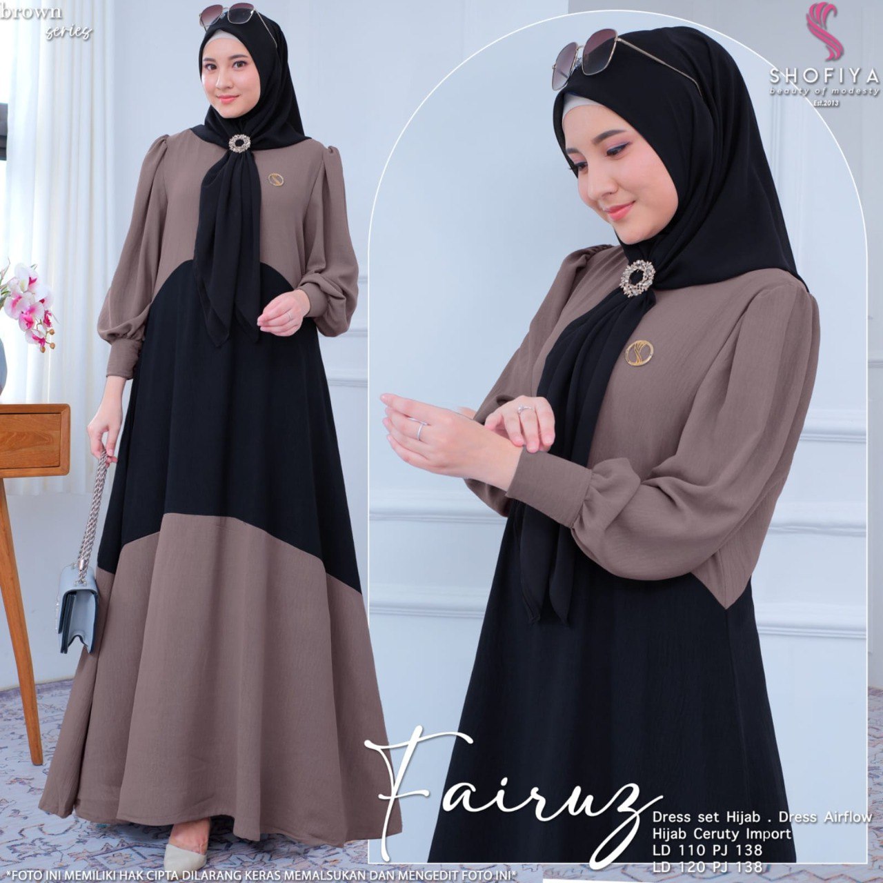 FAIRUZ DRESS SET HIJAB
