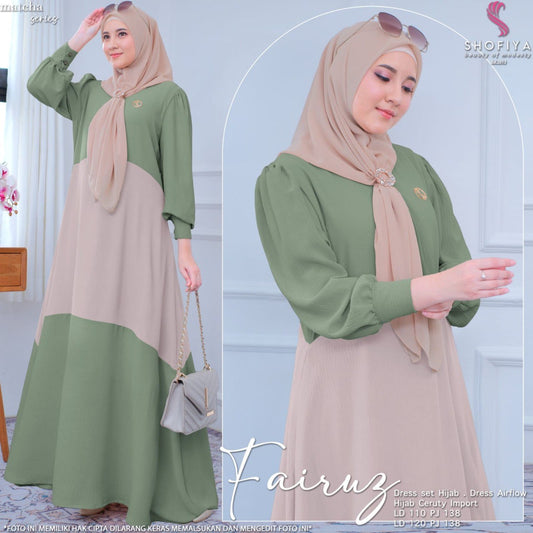 FAIRUZ DRESS SET HIJAB