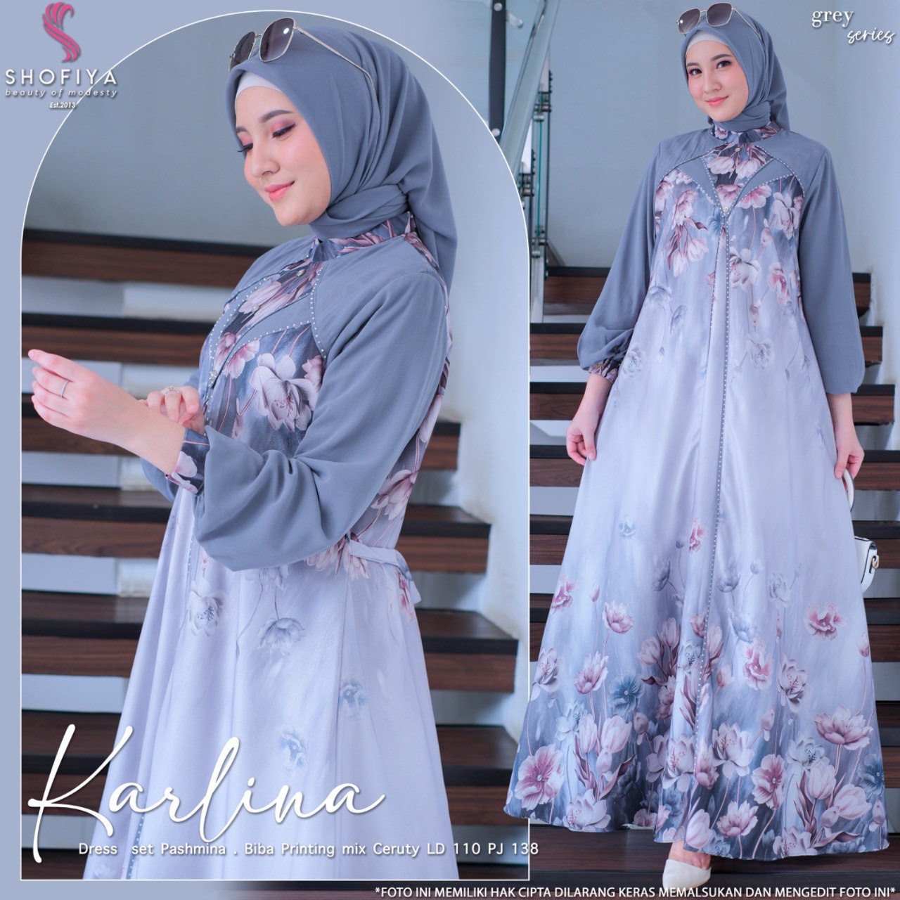 KARLINA DRESS SET HIJAB