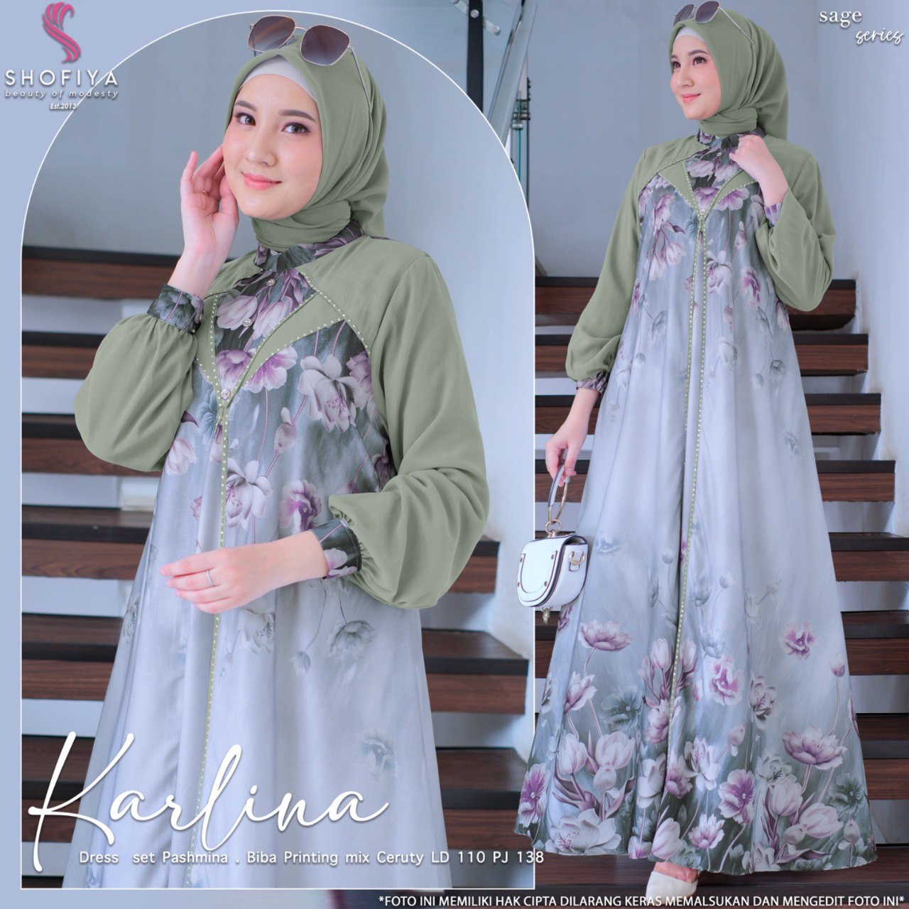 KARLINA DRESS SET HIJAB