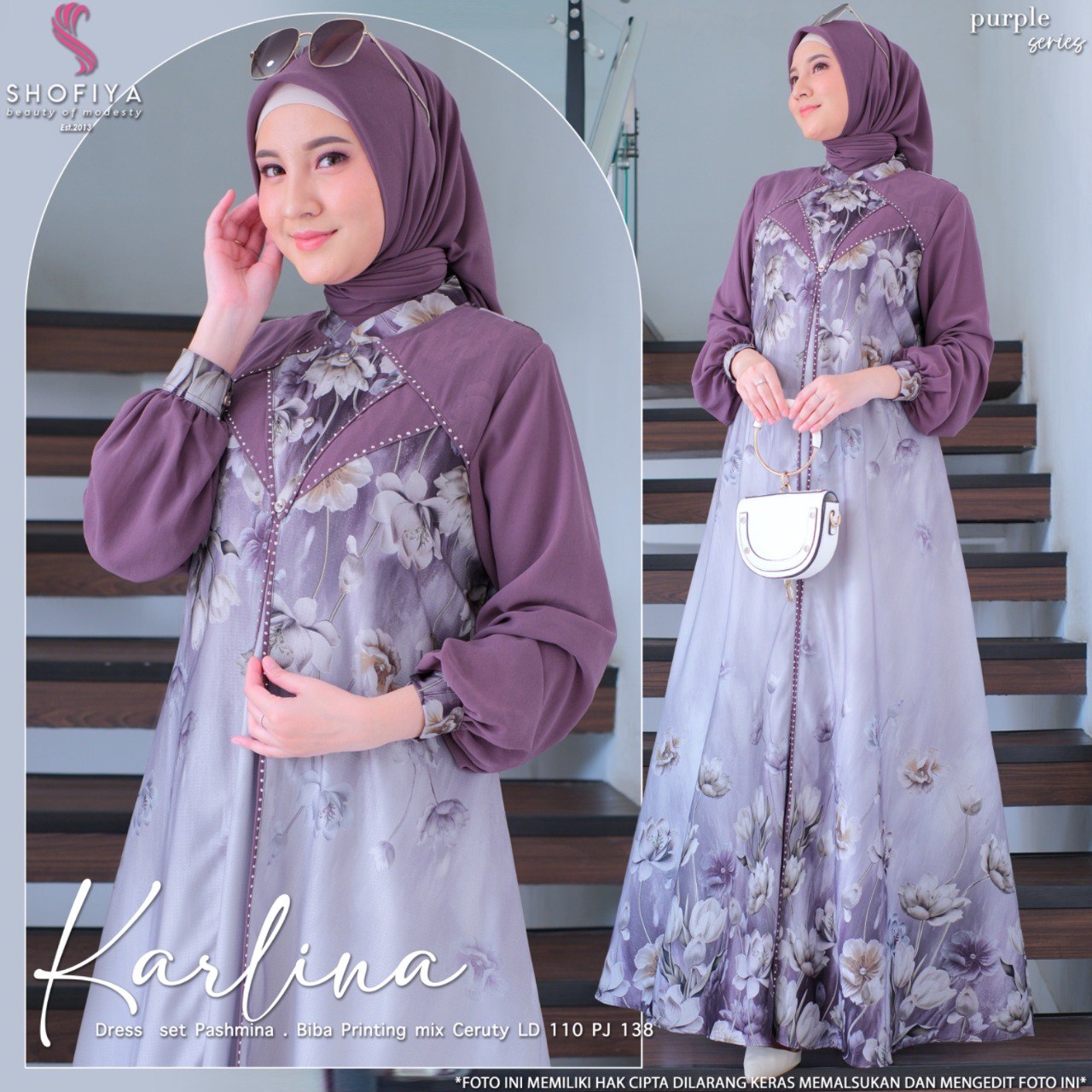 KARLINA DRESS SET HIJAB