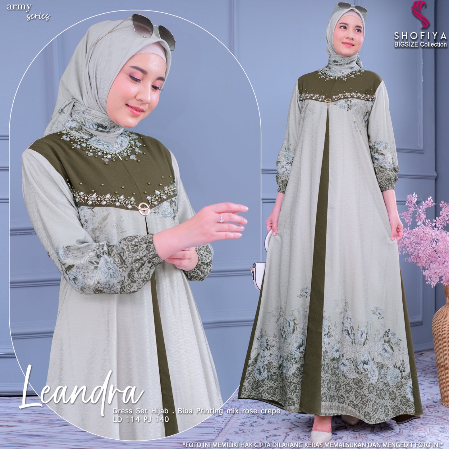 LEANDRA JUMBO DRESS