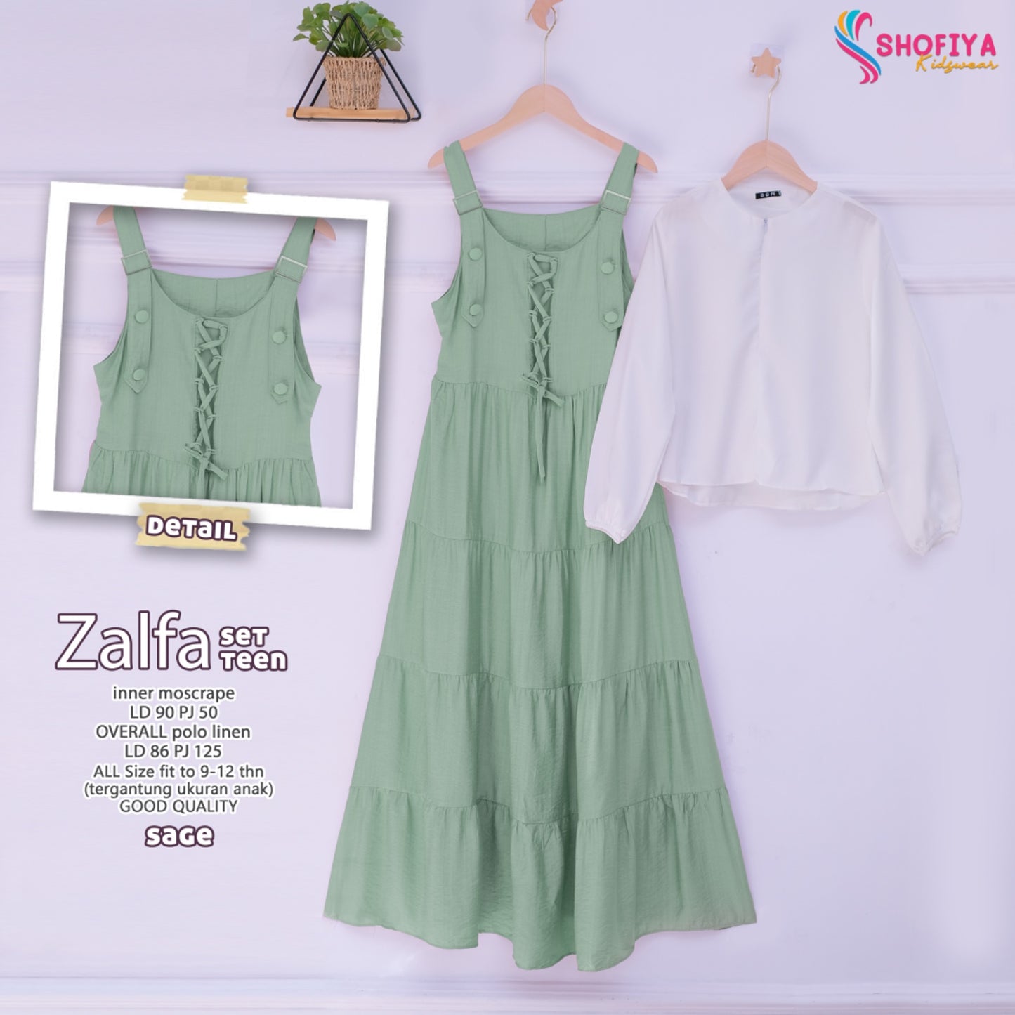 ZALFA OVERALL SET TEEN