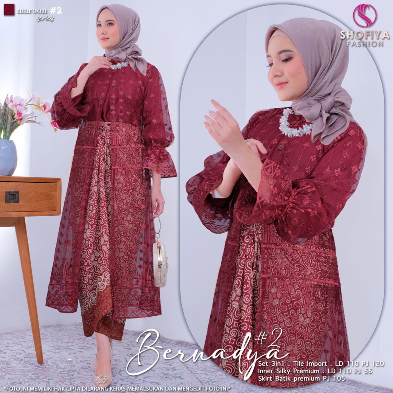 BERNADYA 2 SET KEBAYA