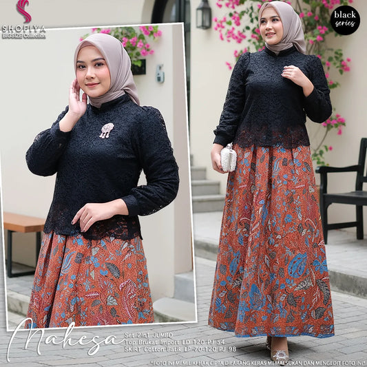 MAHESA JUMBO SET warna BLACK - Shofiya