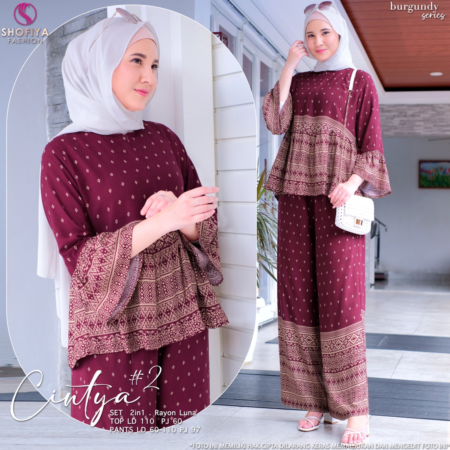 CINTYA 2 SET CELANA