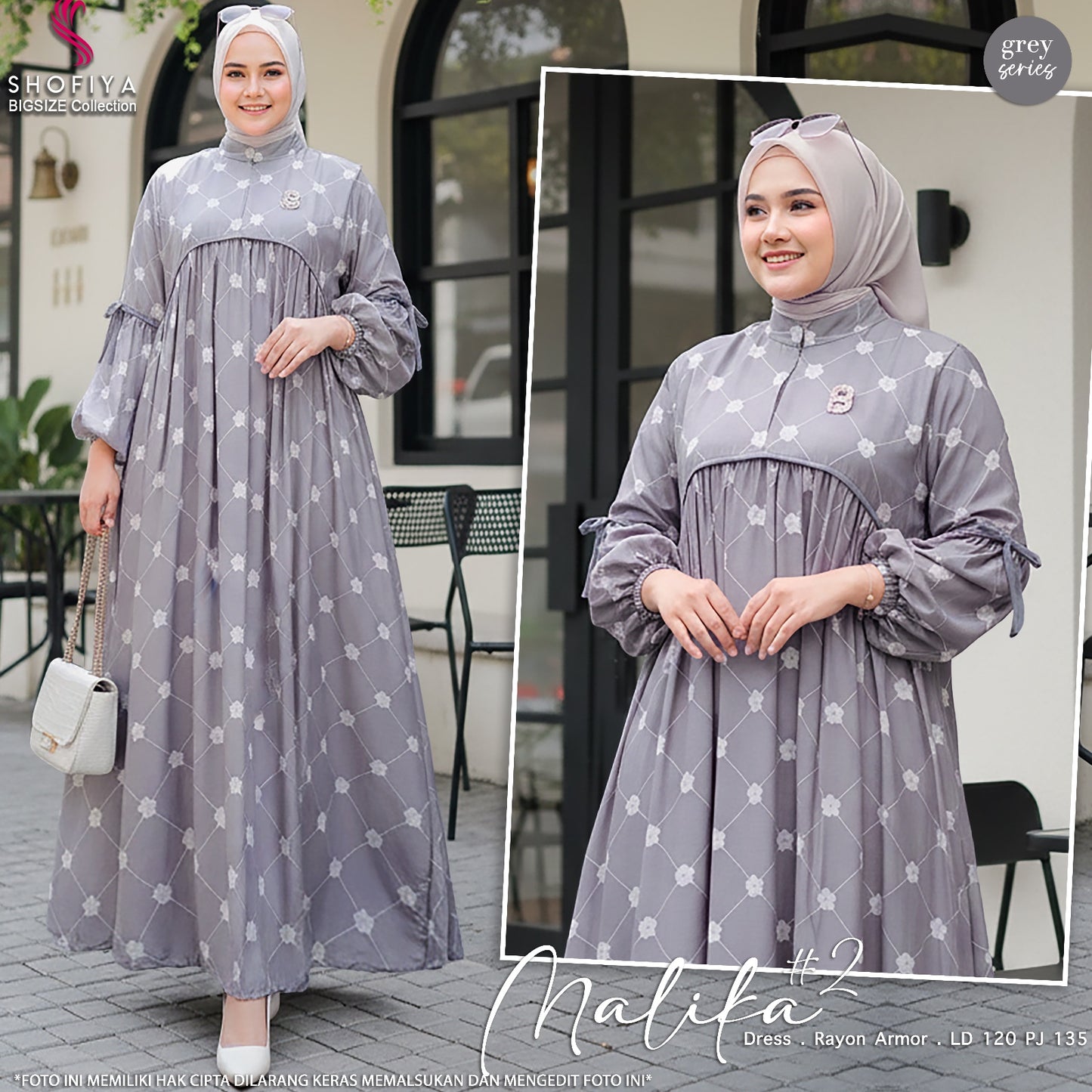 MALIKA 2 JUMBO DRESS