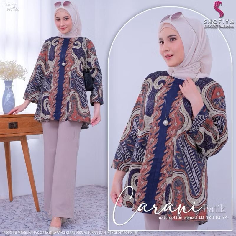 CARANI BLUS BATIK