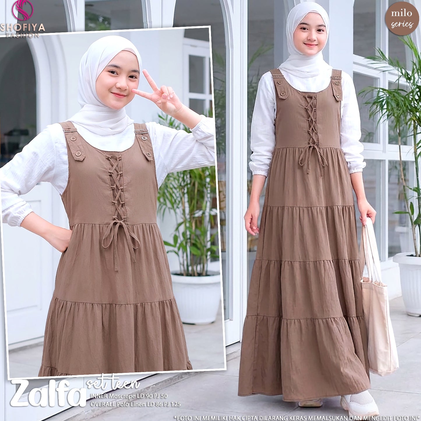 ZALFA OVERALL SET TEEN