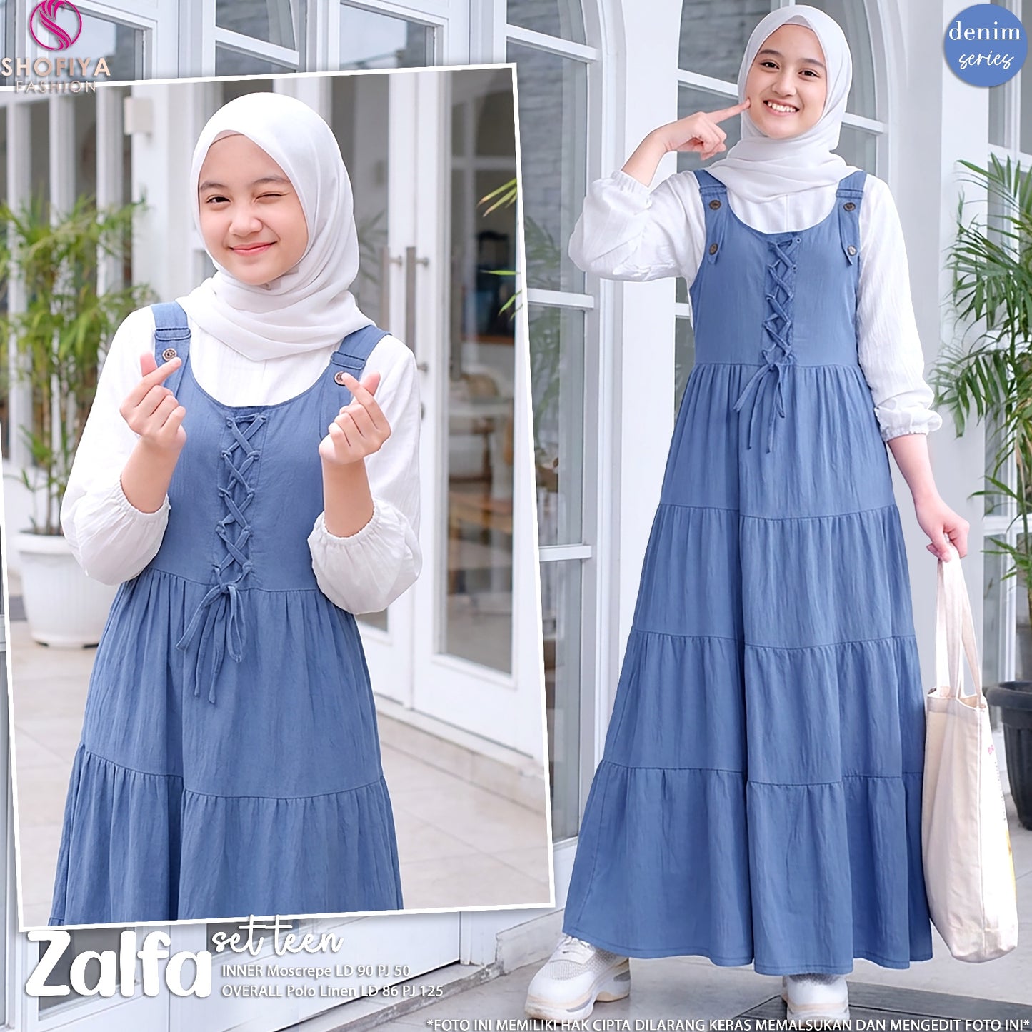 ZALFA OVERALL SET TEEN