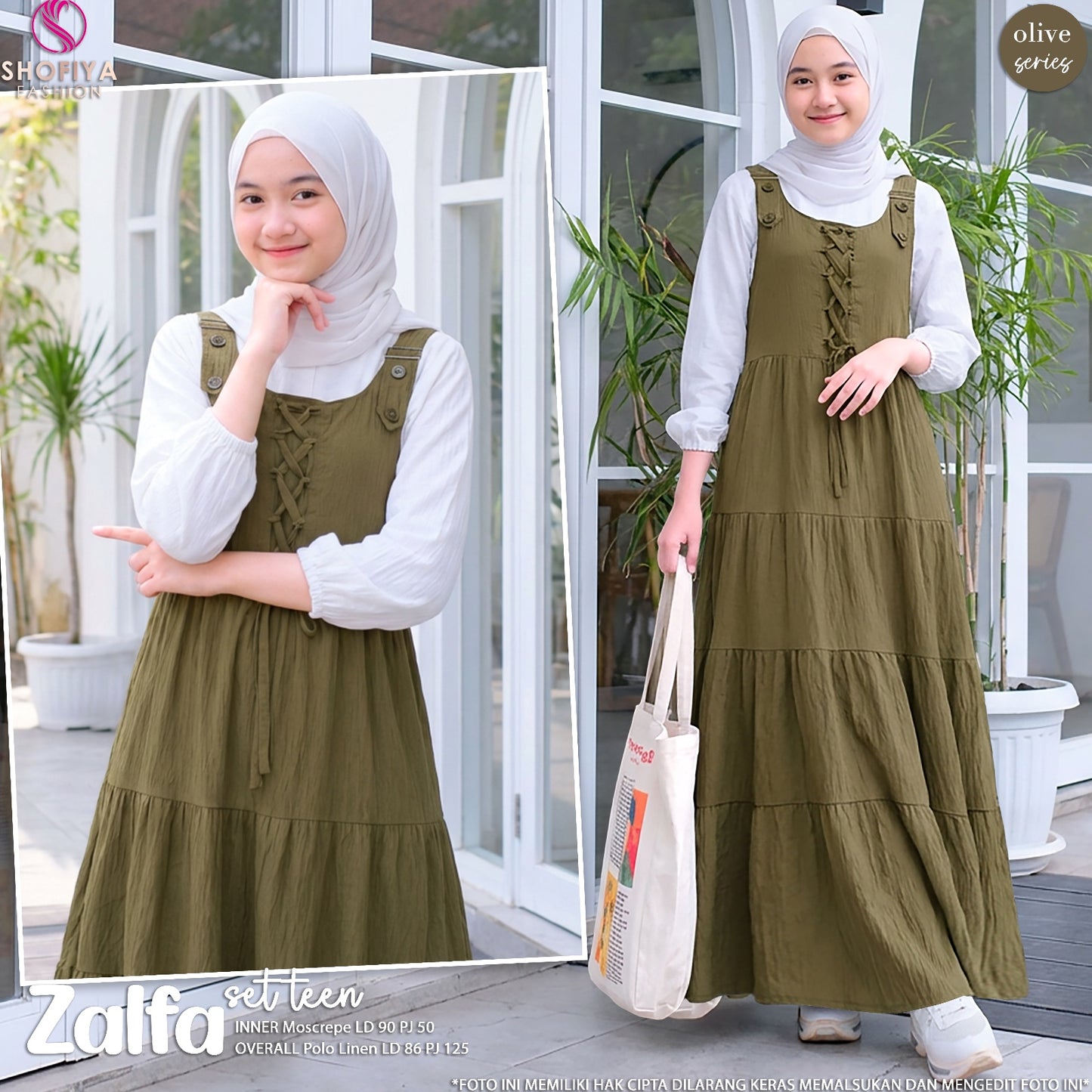 ZALFA OVERALL SET TEEN