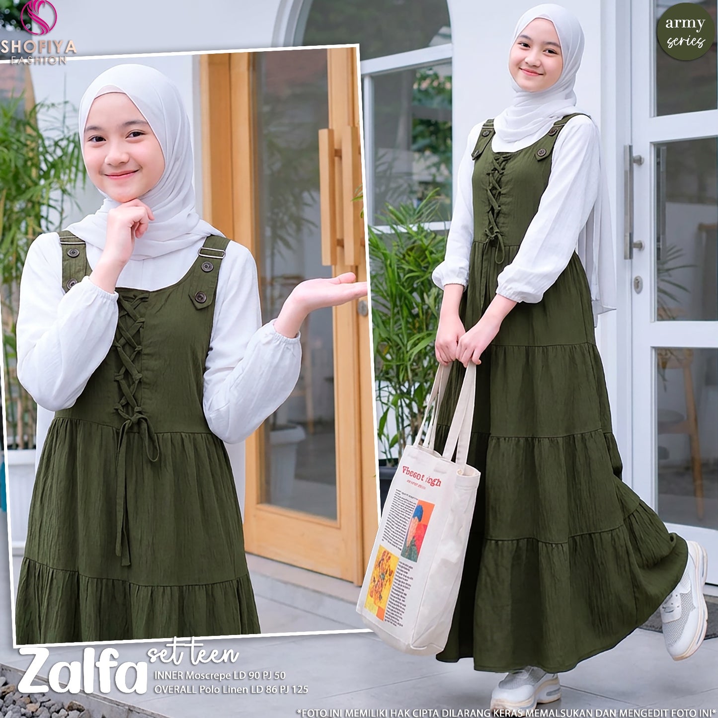 ZALFA OVERALL SET TEEN