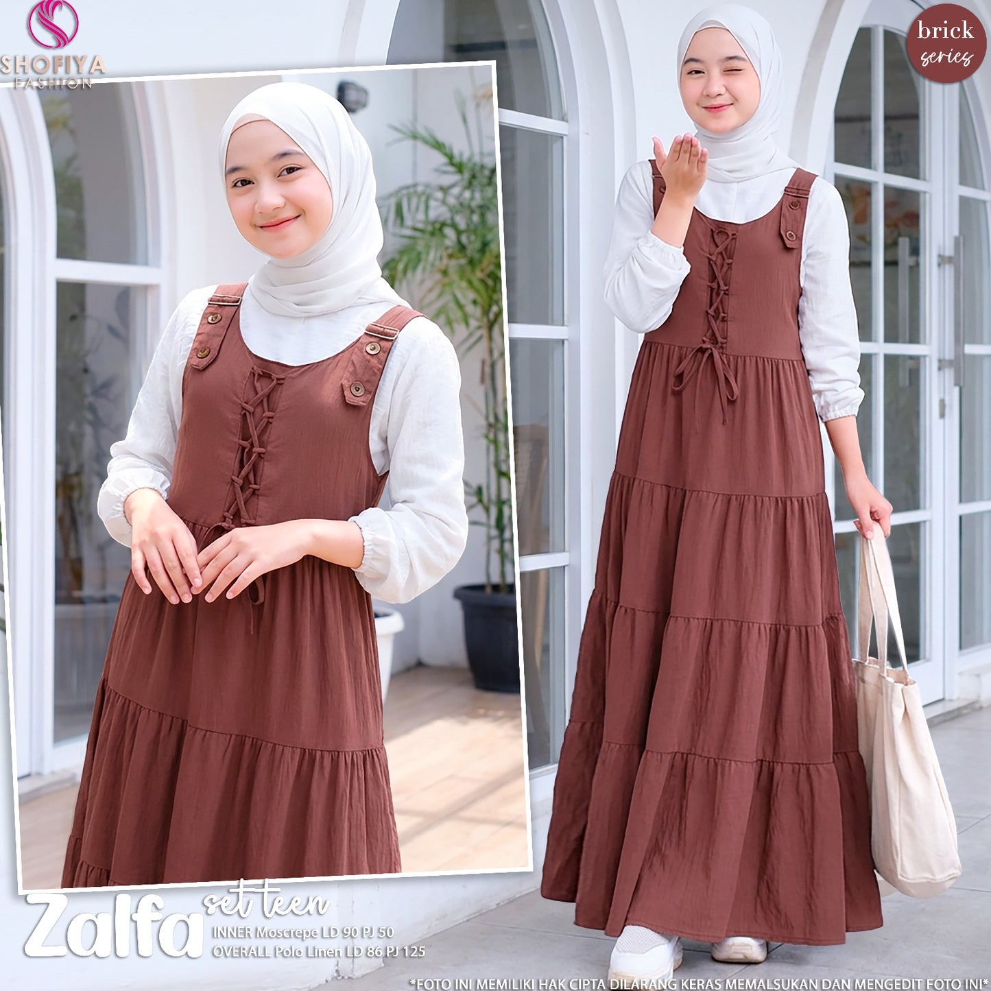 ZALFA OVERALL SET TEEN